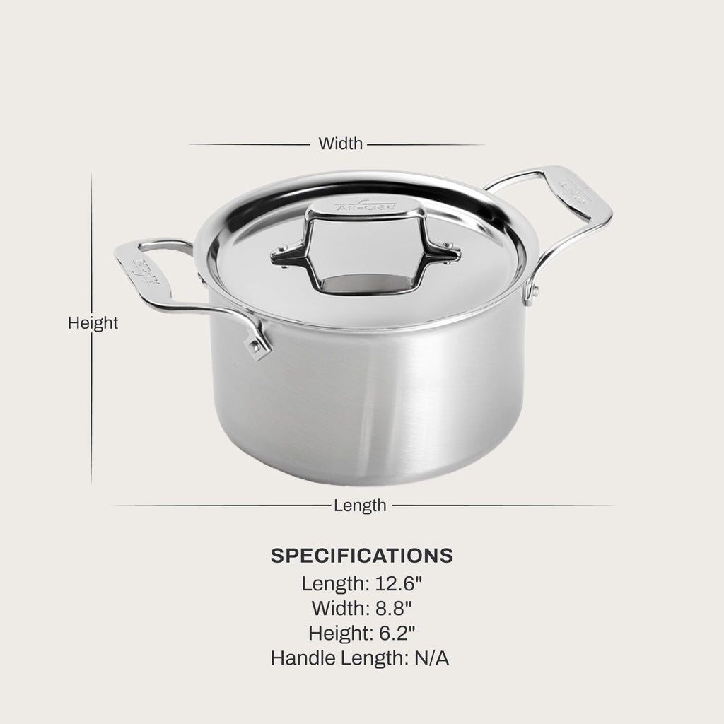 Stainless Steel 4 Qt Soup Pot with Lid T180321
