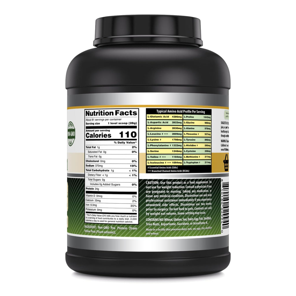 Unflavored Pea Protein Supplement 5 LB V912