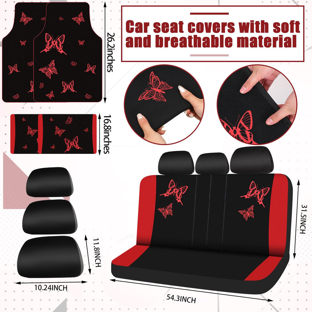 47 Pcs Full Car Seat Covers Set C36898