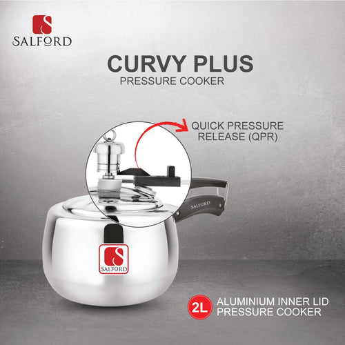 2 Litre Aluminium Pressure Cooker K3599