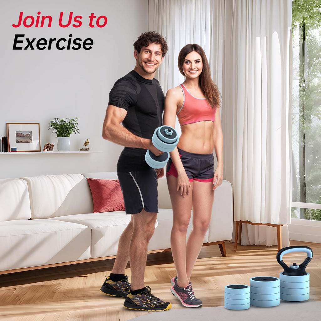 Adjustable 45lbs Dumbbell Set with Connector P538
