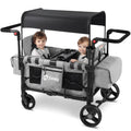 4-in-1 Wagon Stroller with Convertible Seats and Canopy F428331