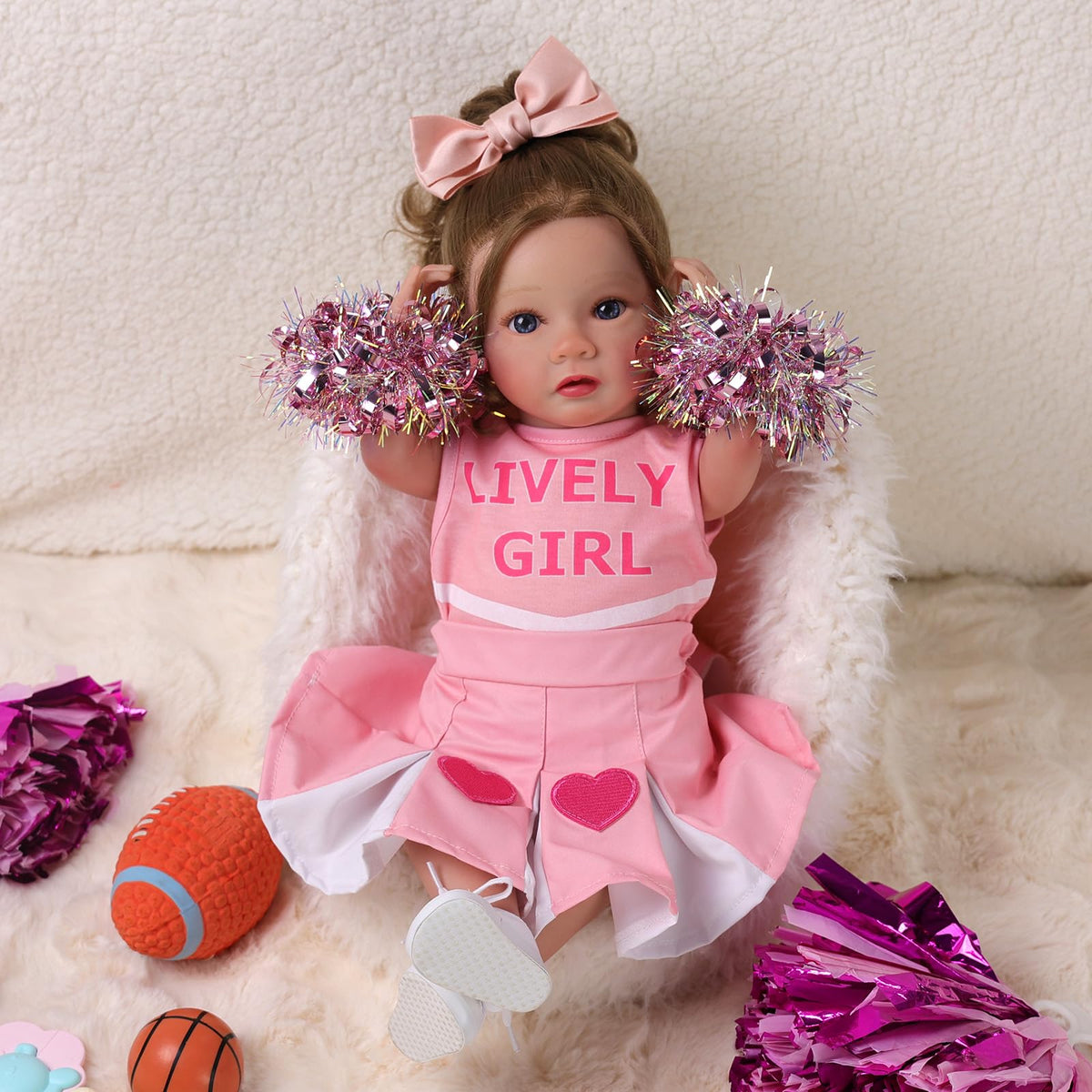 4 Pcs Reborn Baby Doll Clothes Set W855