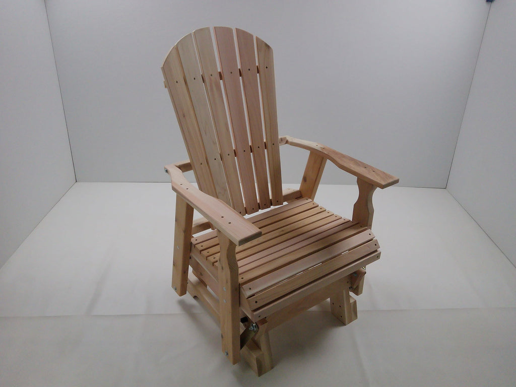 2 Foot Natural Cedar Adirondack-Style Glider X3110