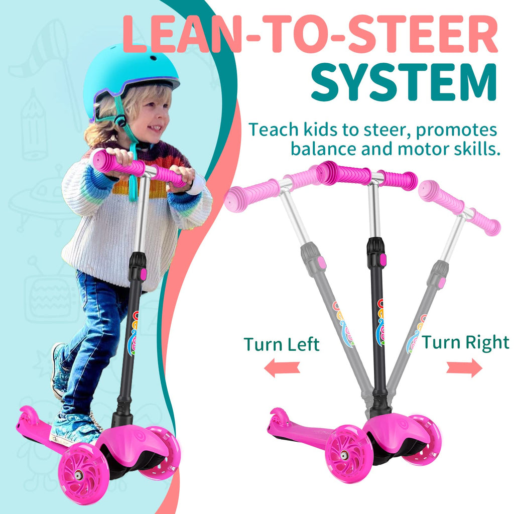 3 Wheel Kids Scooter with Light up Wheels K69224