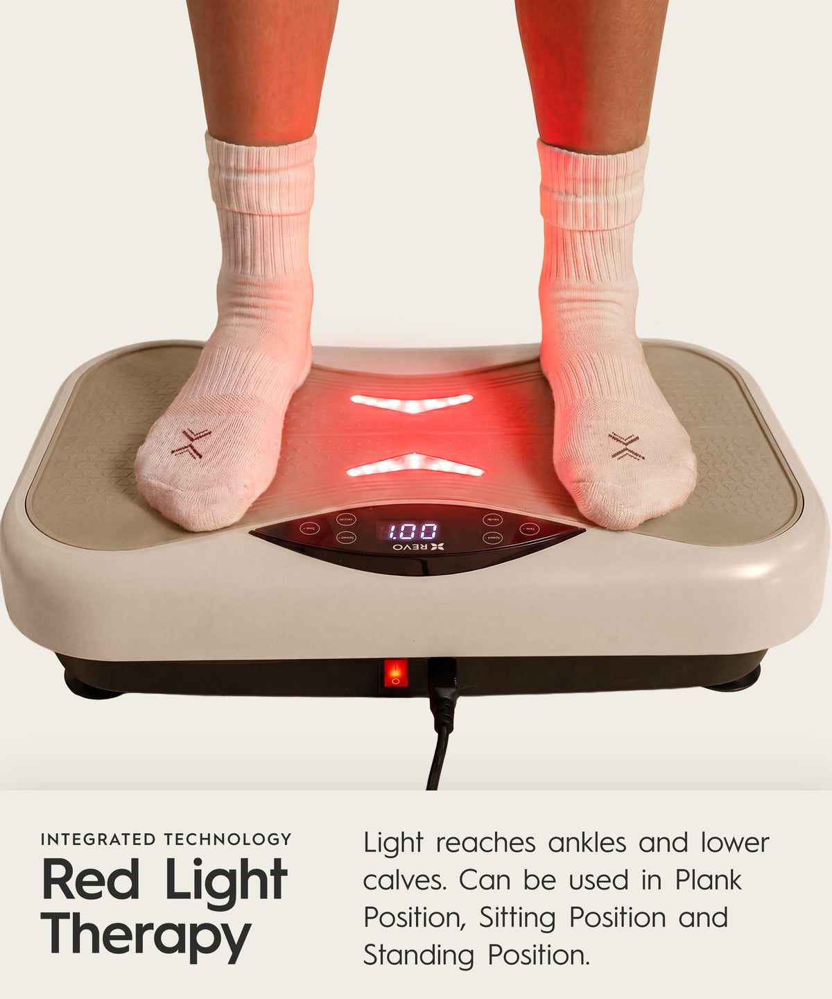 Vibration Plate with Resistance Bands and Remote M973