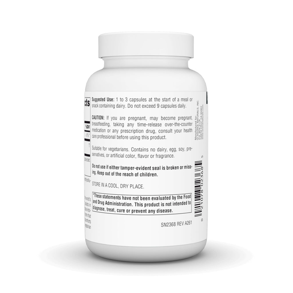 Lactase Digest 180 Vegetarian Capsules K31431