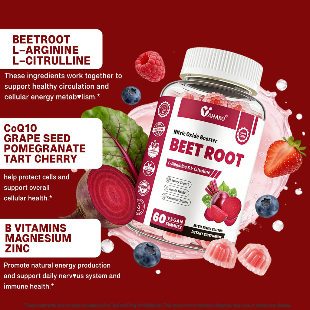 Beet Root Gummies Nitric Oxide Supplement N284647