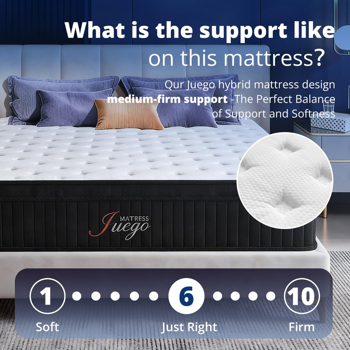 12 inch Full Size Cooling Hybrid Mattress U63041