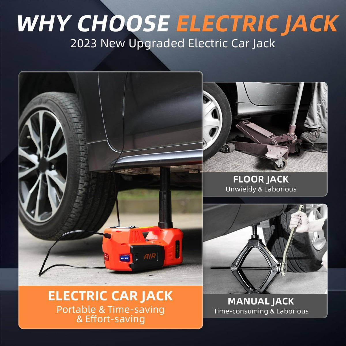 5 Ton 12V Electric Car Jack Kit X3503