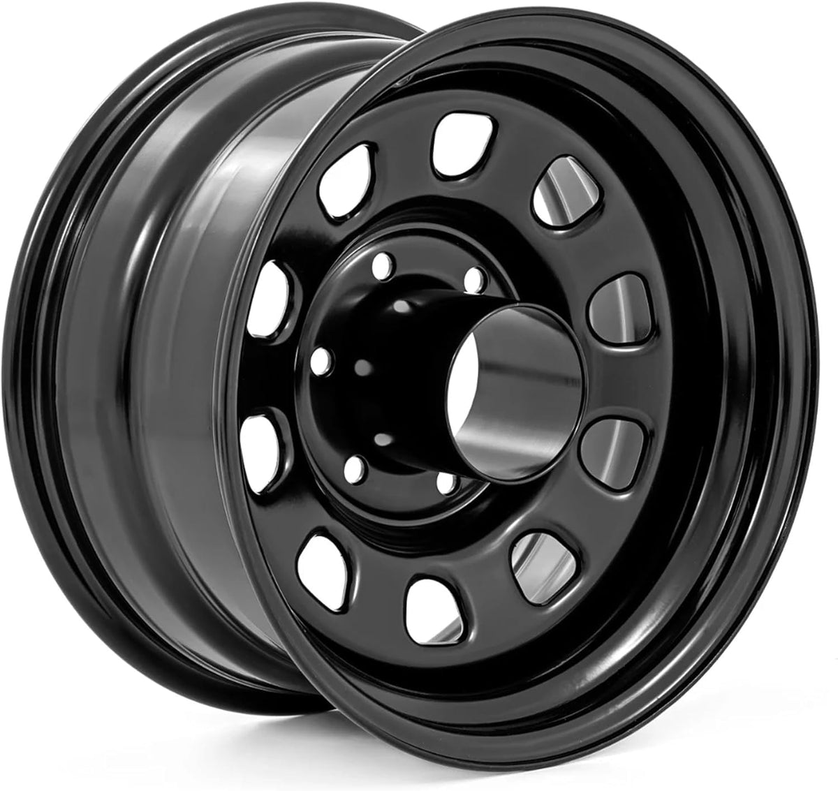 Black Steel 15x8 5x4.5 Bolt Pattern Off-Road Wheel C897