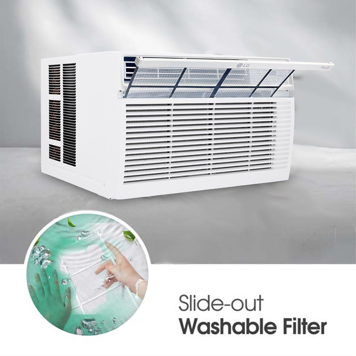 18,000 BTU White Window Air Conditioner I251784