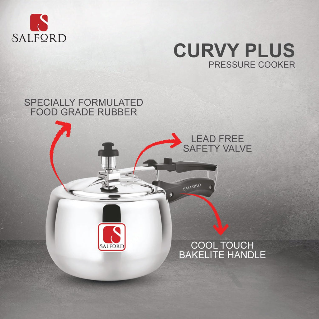 2 Litre Aluminium Pressure Cooker K3599