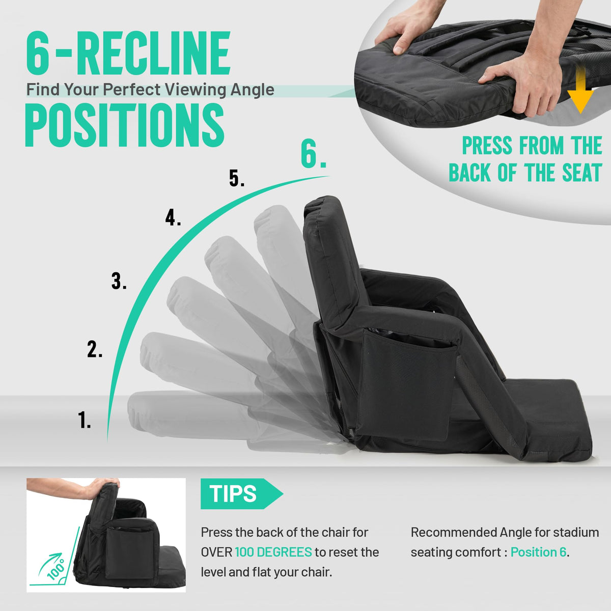 Padded Bleacher Seat Cushion L288585