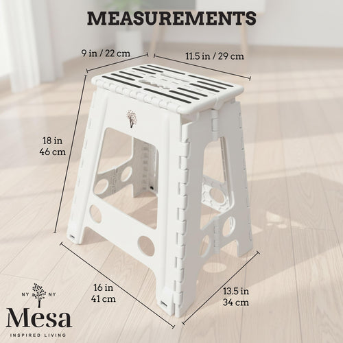 18" Folding Plastic Step Stool K10190