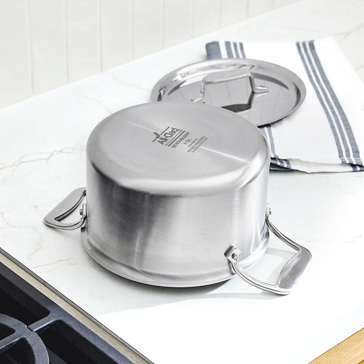 Stainless Steel 4 Qt Soup Pot with Lid T180321