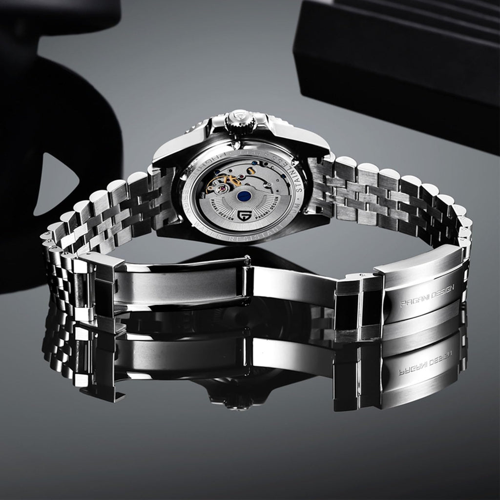 Automatic 40MM Date 100M Waterproof Stainless Steel Sapphire Glass Men Watch S599004