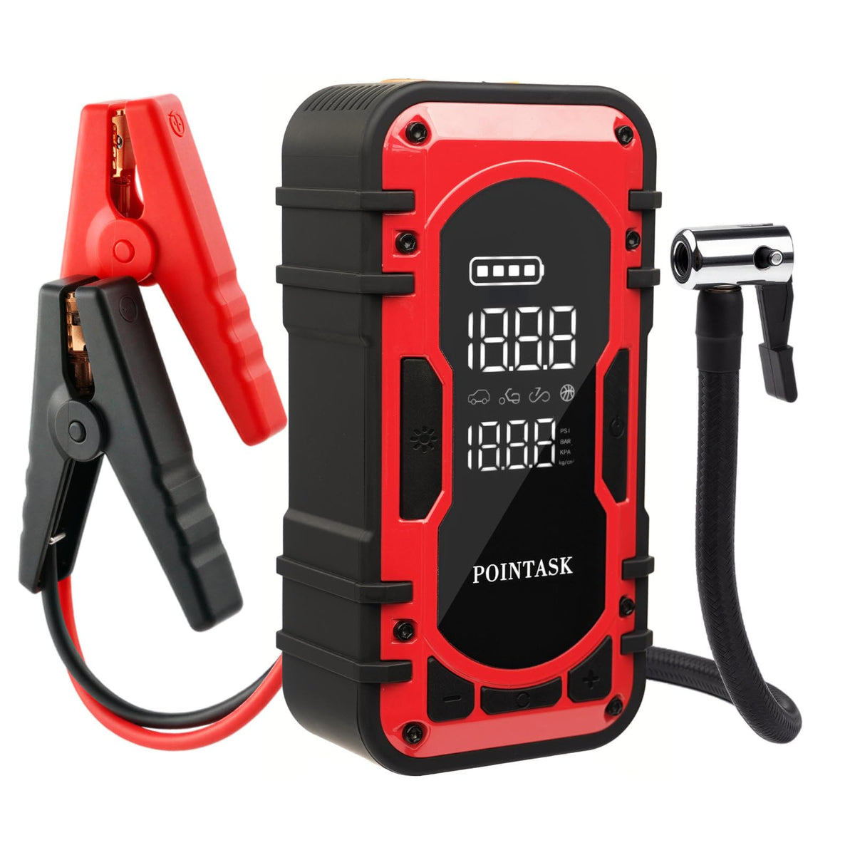 12V Portable Car Jump Starter with Air Compressor J27442