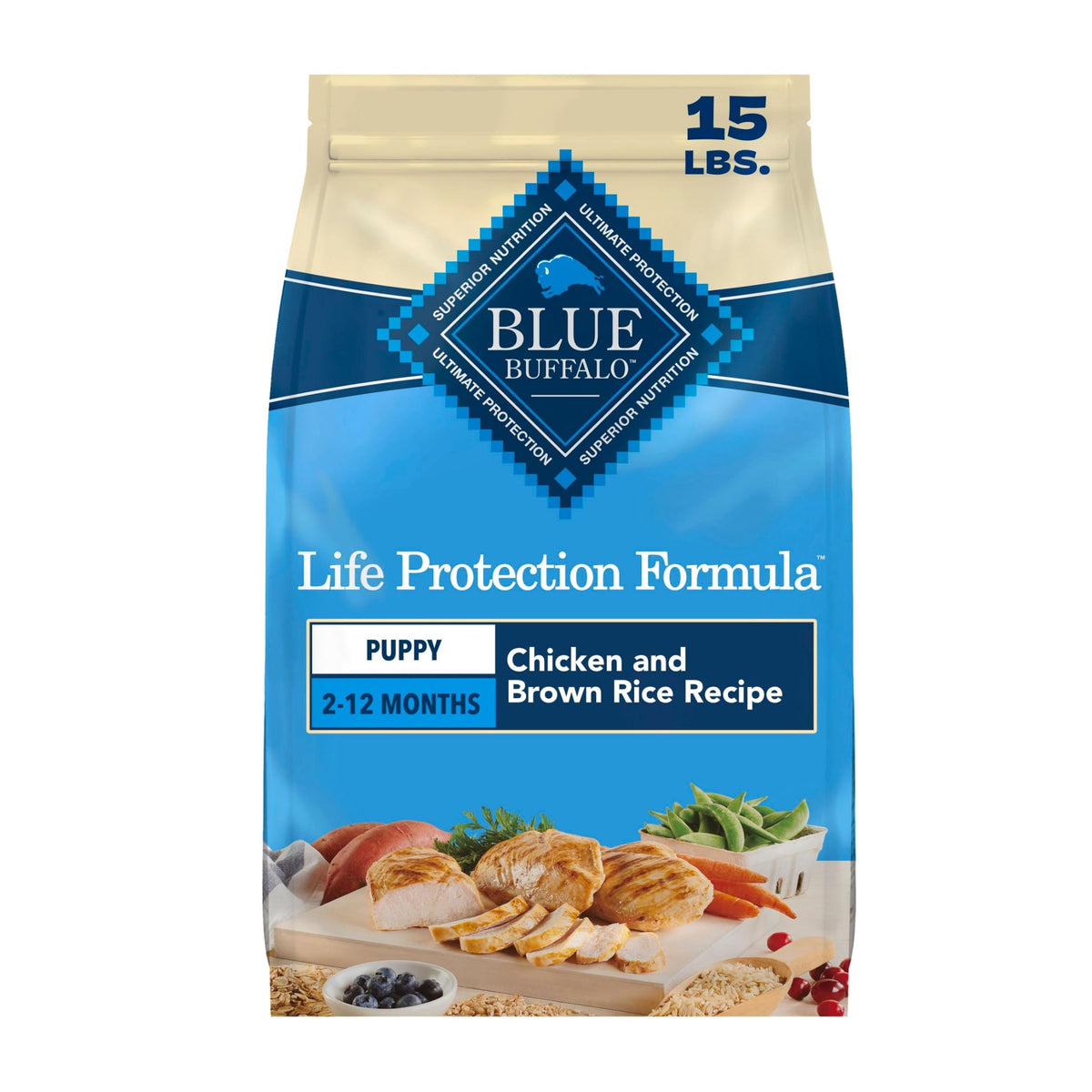 Chicken Puppy Dry Dog Food 15 lb W21029