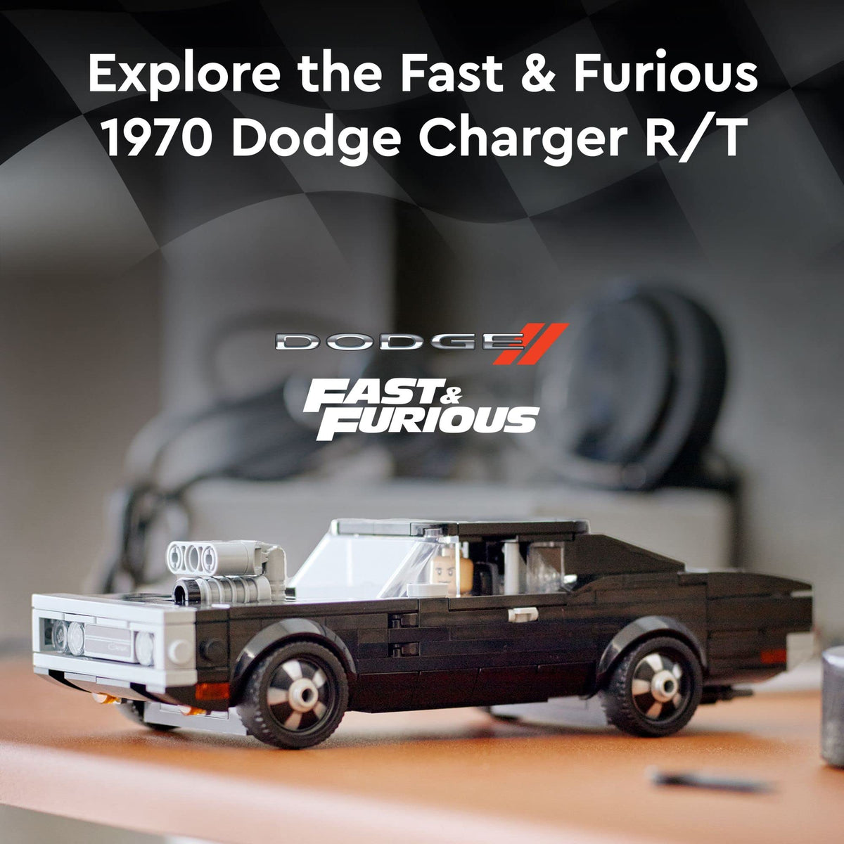 1970 Dodge Charger R/T Toy Car Model Kit X5266