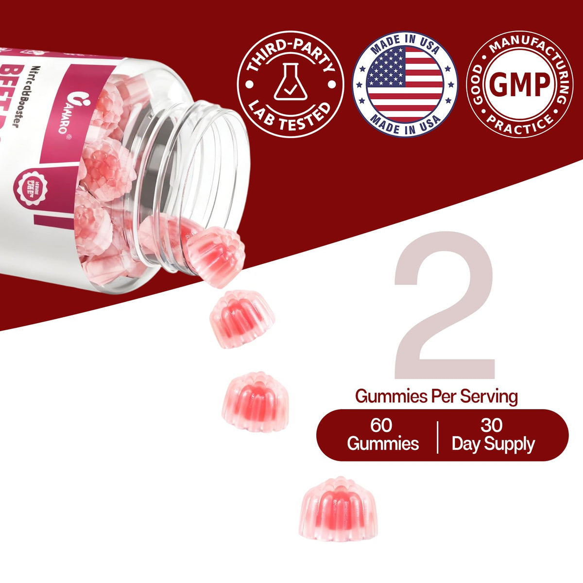 Beet Root Gummies Nitric Oxide Supplement N284647