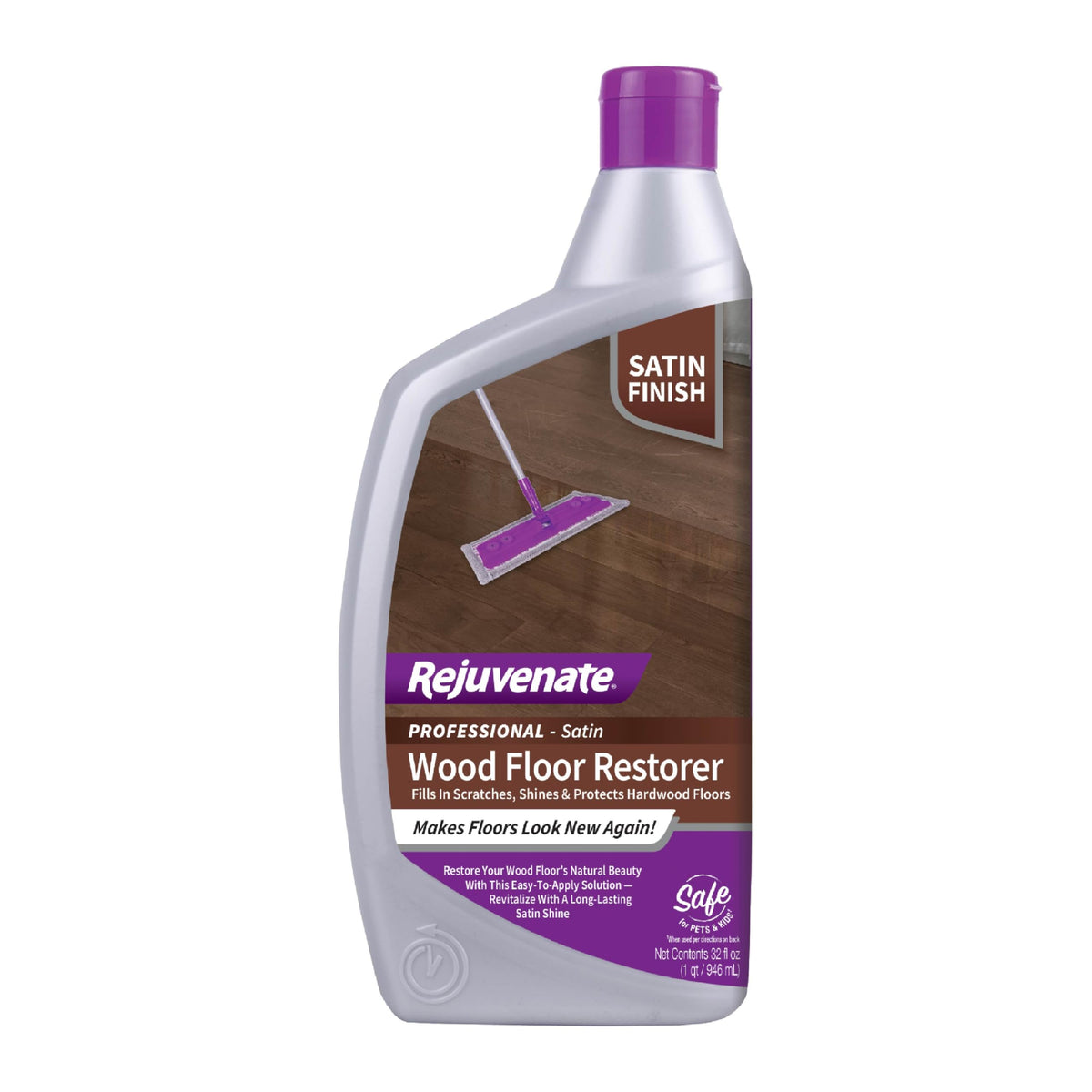 32 Oz Satin Finish Wood Floor Restorer B613343
