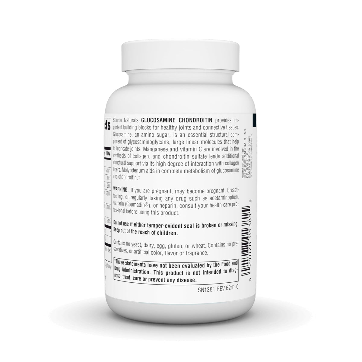 Glucosamine Chondroitin 60 Tablets T791