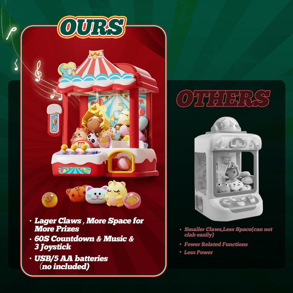 Claw Machine with 30 Mini Prizes M65570