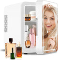 4 Liter Mini Skincare Fridge with Dimmable LED Mirror A894