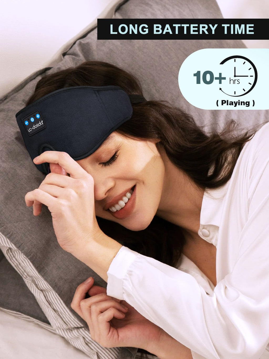 Sleep Mask Bluetooth Wireless Music Eye Mask O43784