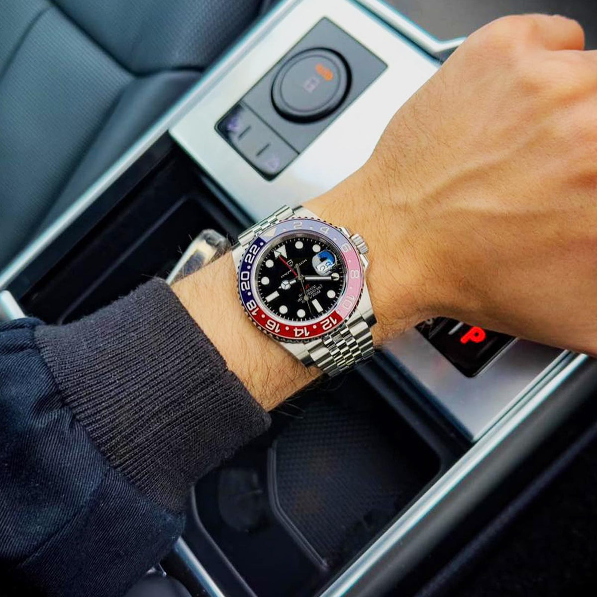 Automatic 40MM Date 100M Waterproof Stainless Steel Sapphire Glass Men Watch S599004