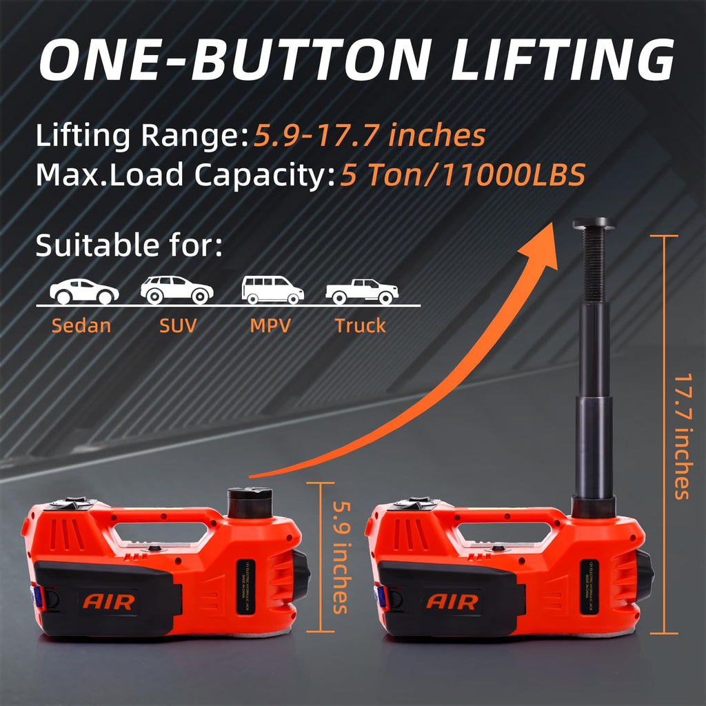 5 Ton 12V Electric Car Jack Kit X3503