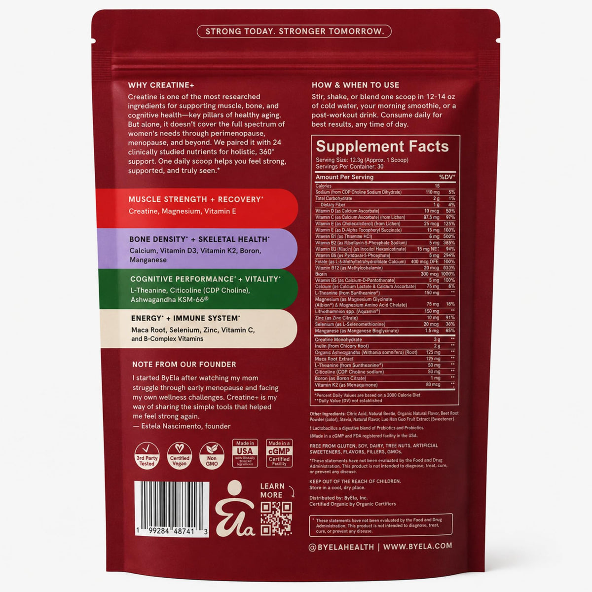 Womens 40+ Multivitamin & Creatine Drink O52330