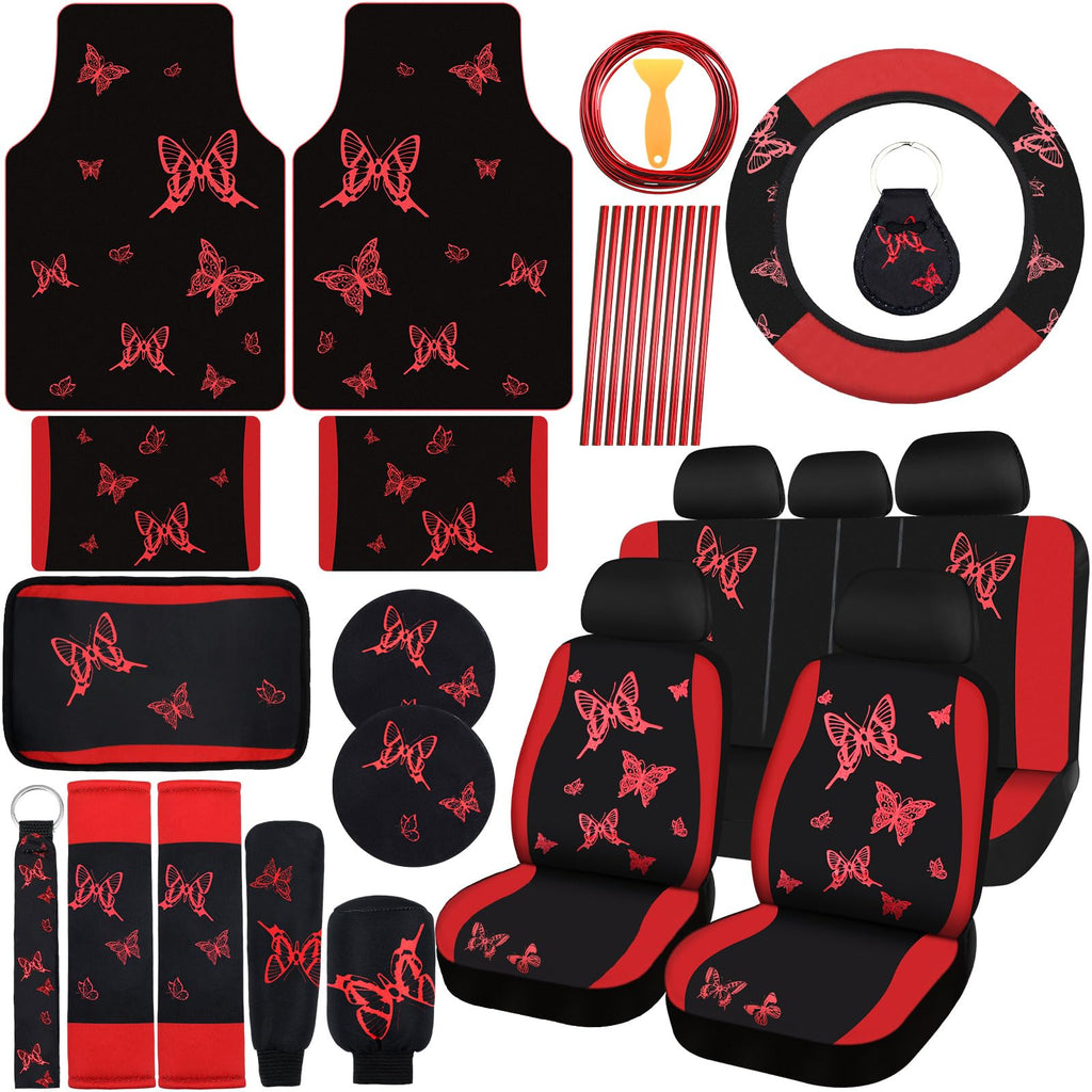 47 Pcs Full Car Seat Covers Set C36898