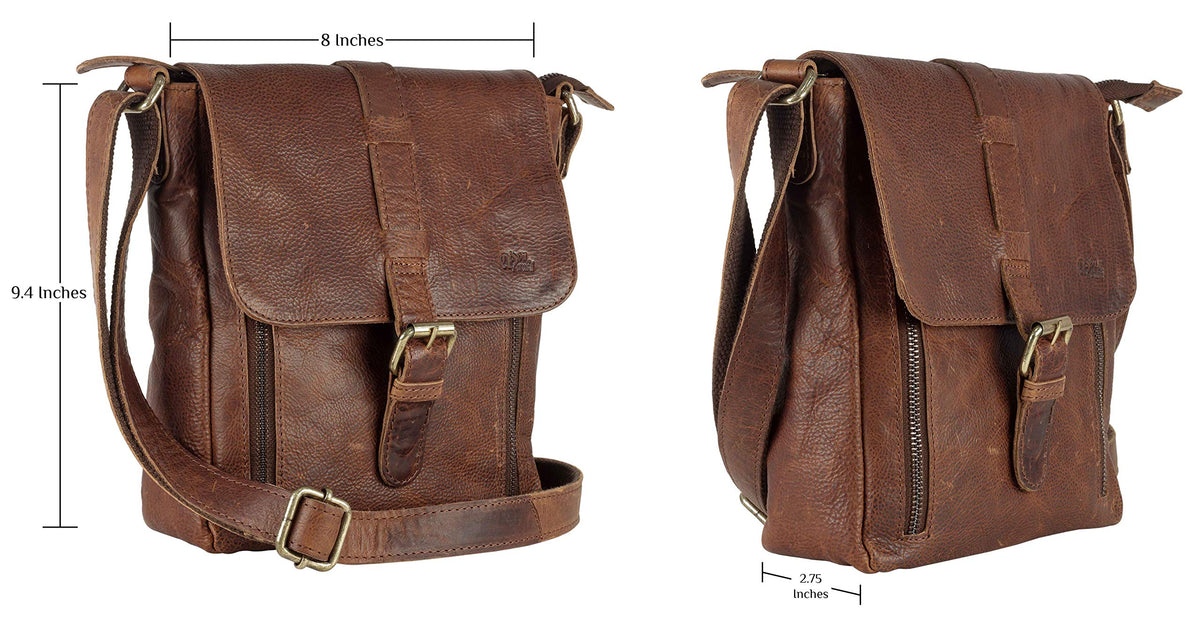 Genuine Leather Crossbody Purse and Handbags A87571