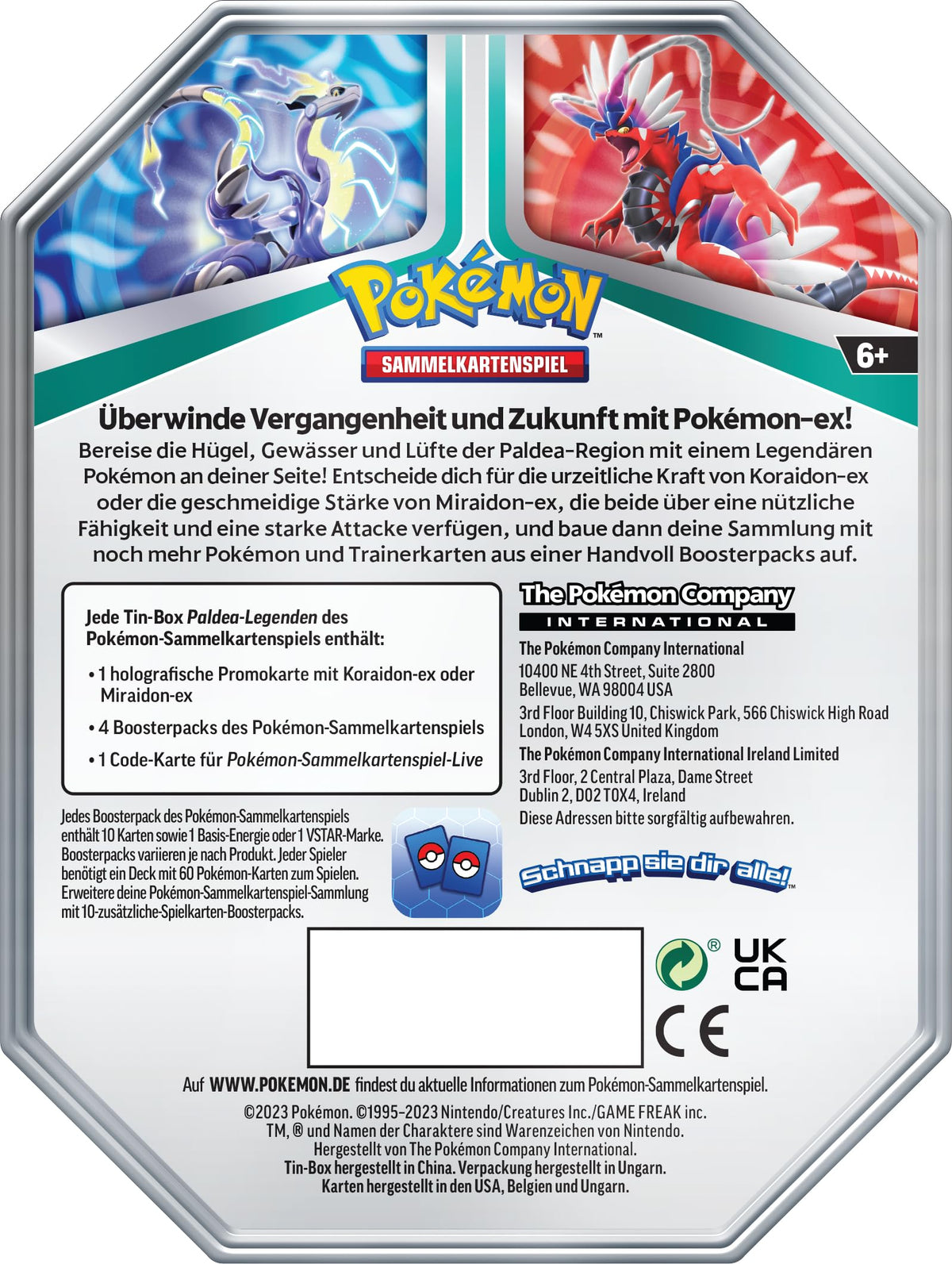 Trading Card Game Tin Box Y949461