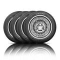 Set of 4 White Wall Radial Tire X989246