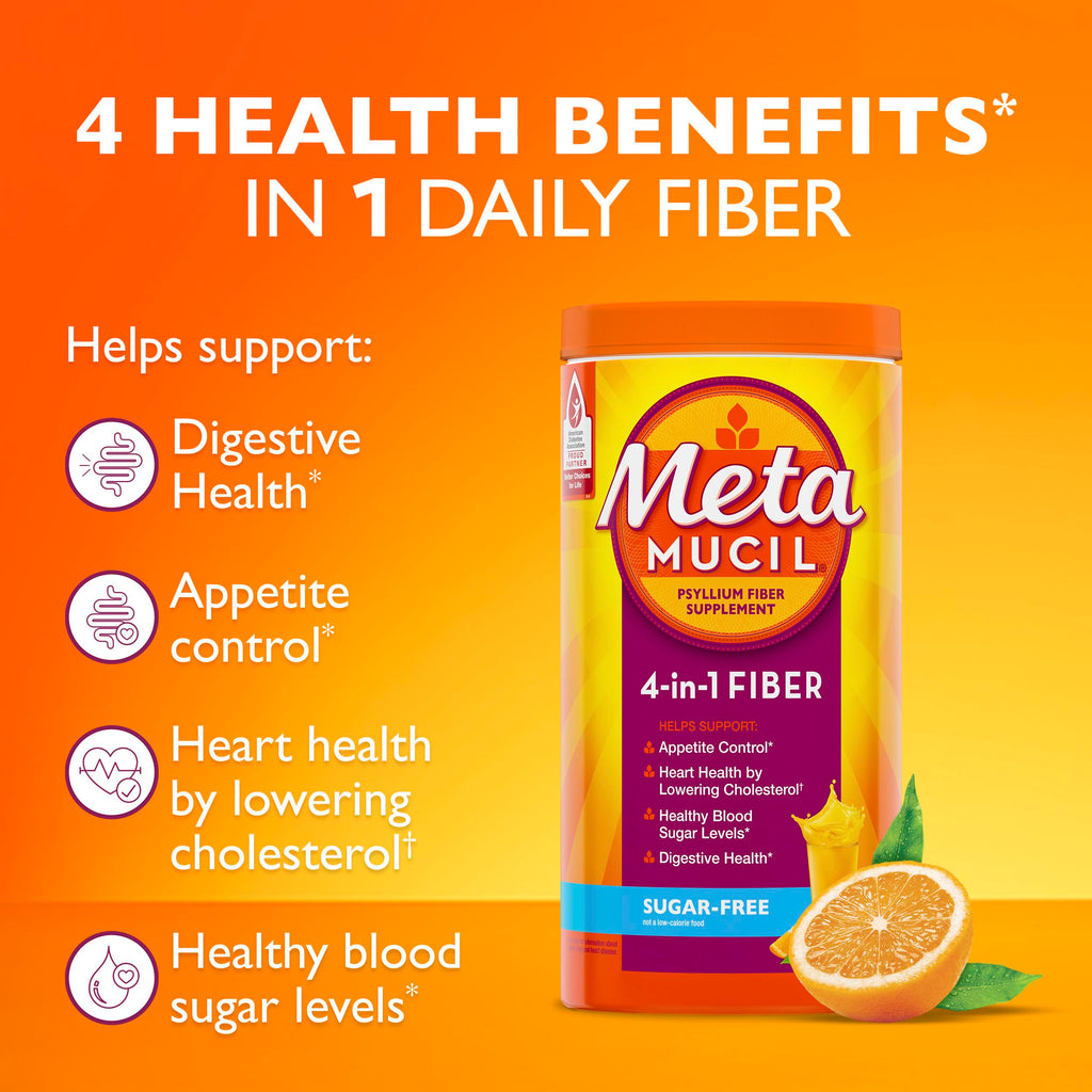Sugar-Free Orange Flavored Psyllium Husk Fiber Powder O405973