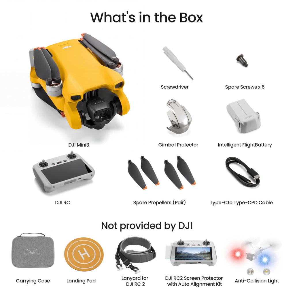 Mini Drone with 4K Video, 48MP Photo, 249 g, Obstacle Sensing G70783