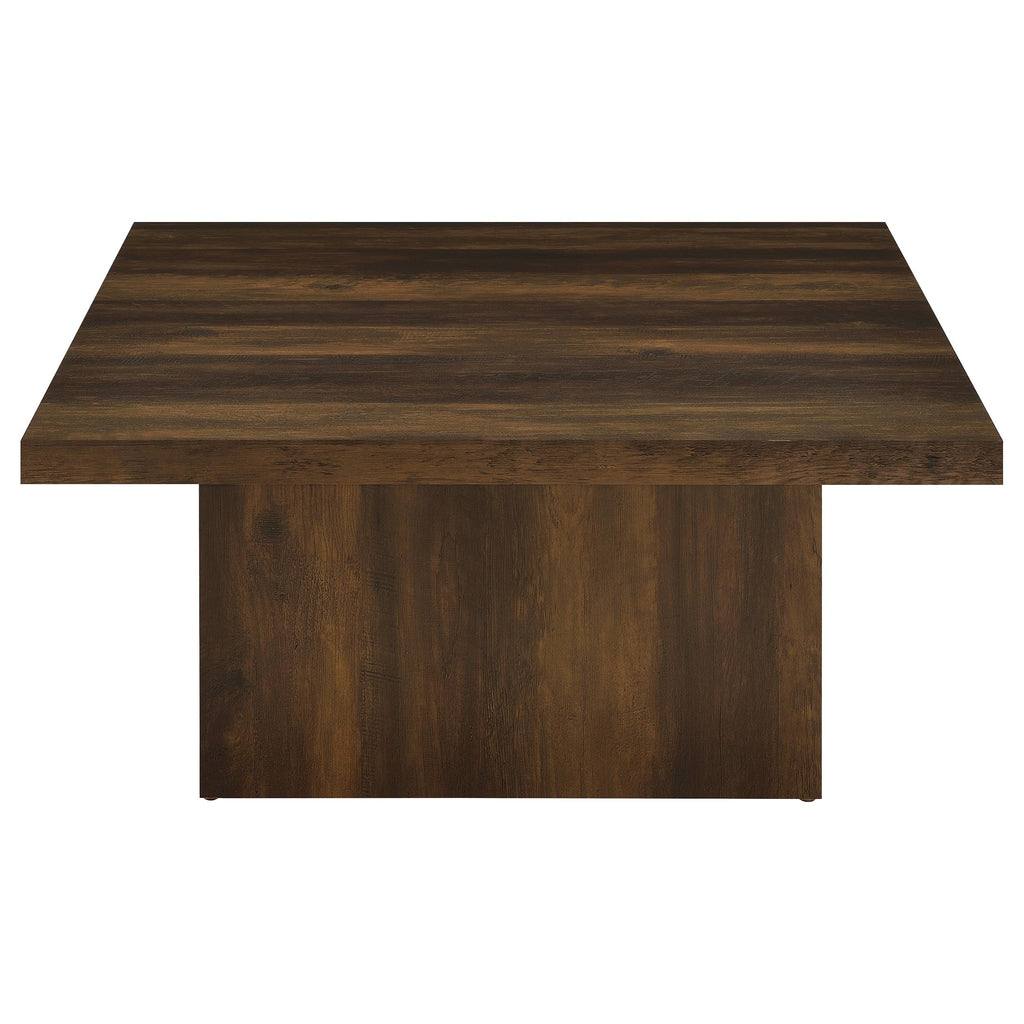 Dark Pine 2-Piece Square Coffee Table Set G77093