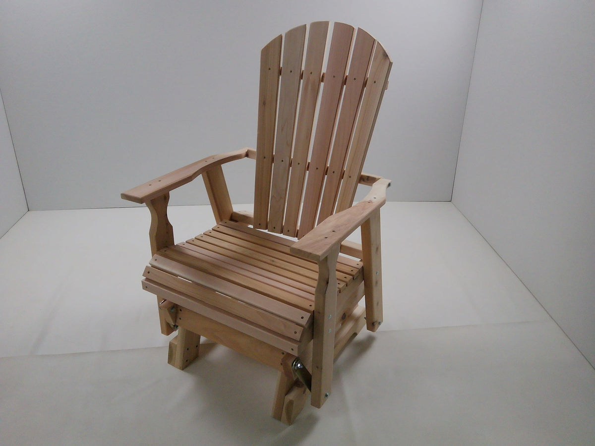 2 Foot Natural Cedar Adirondack-Style Glider X3110