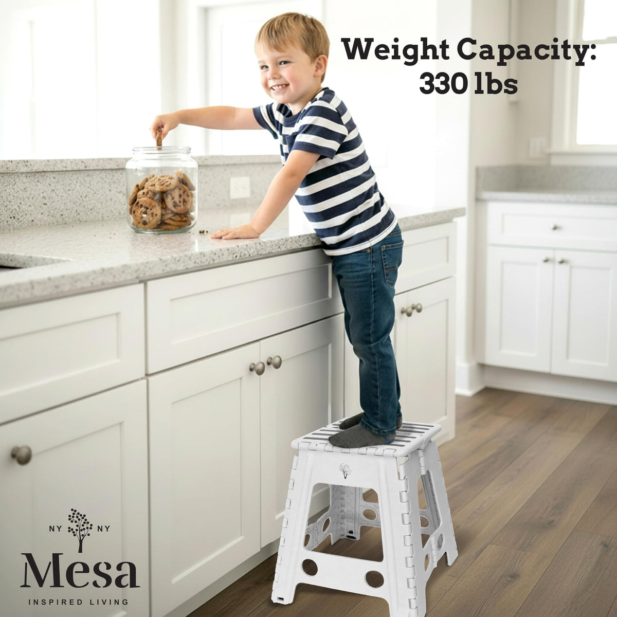 18" Folding Plastic Step Stool K10190