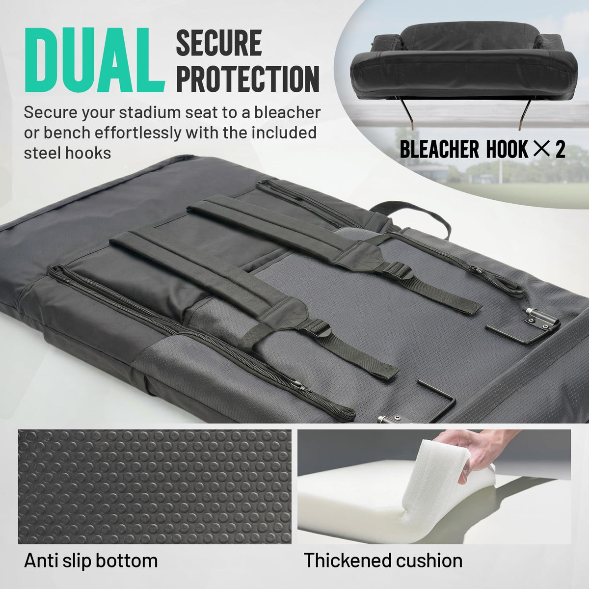 Padded Bleacher Seat Cushion L288585