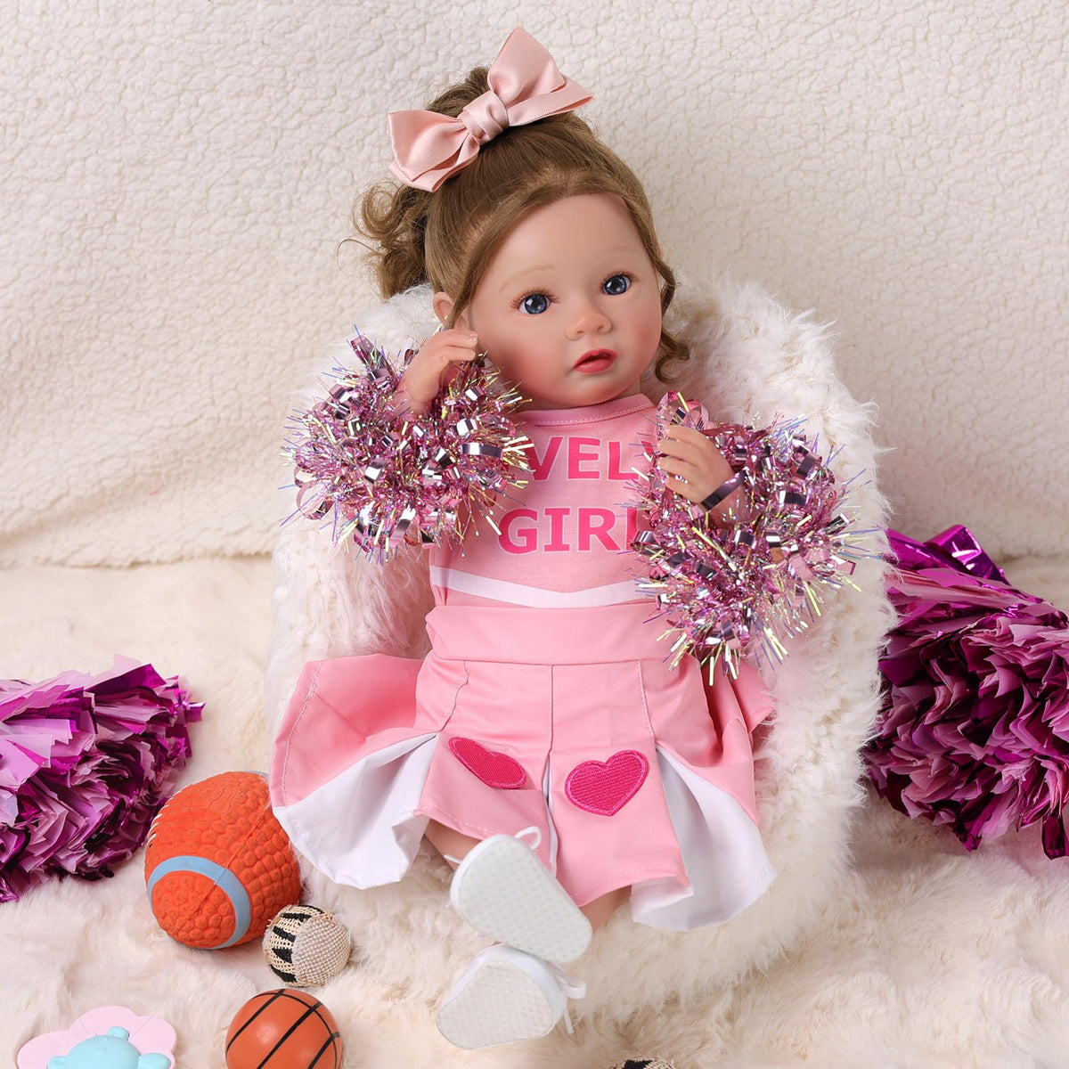 4 Pcs Reborn Baby Doll Clothes Set W855