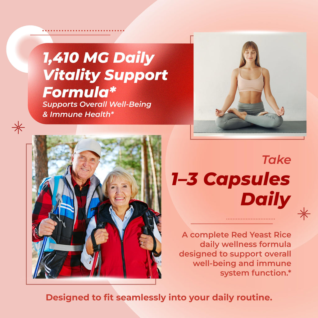 Red Yeast Rice Complex 1,410 mg 150 Capsules H54789