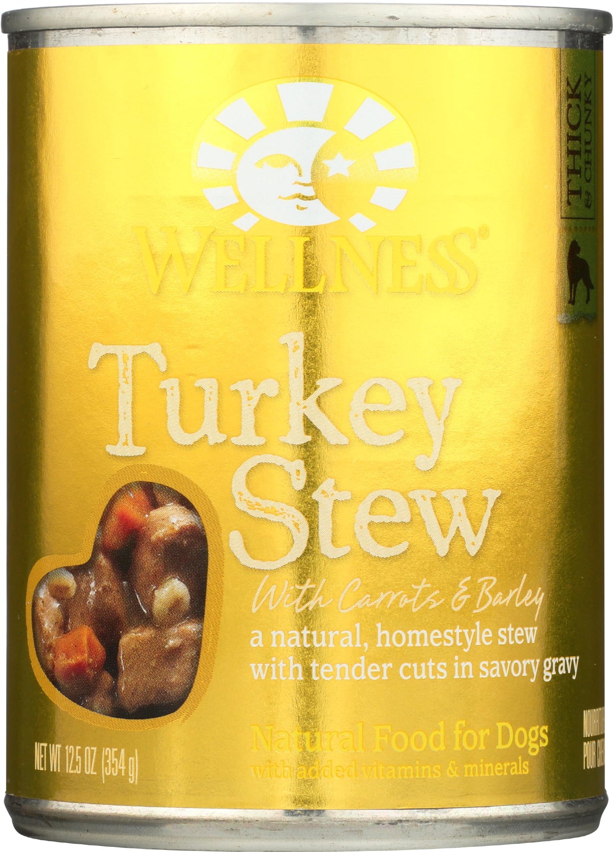 Grain Free Turkey Stew Wet Canned Dog Food 12.5 oz P95314