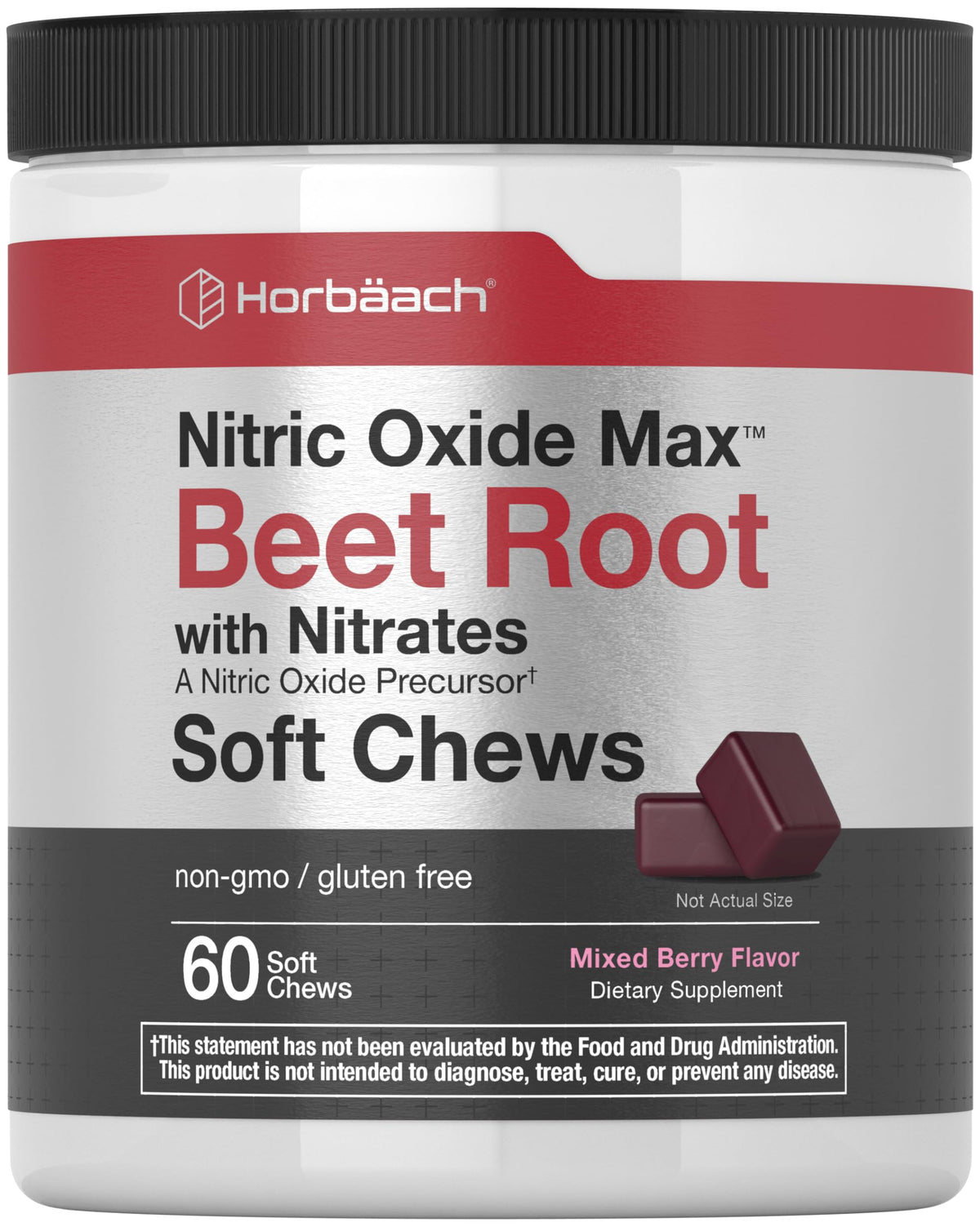 Beet Root Soft Chews 60 Count Mixed Berry Flavor N104108