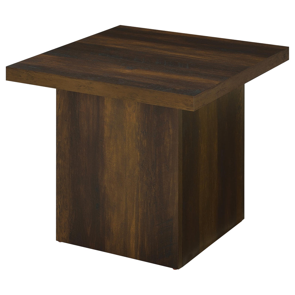 Dark Pine 2-Piece Square Coffee Table Set G77093
