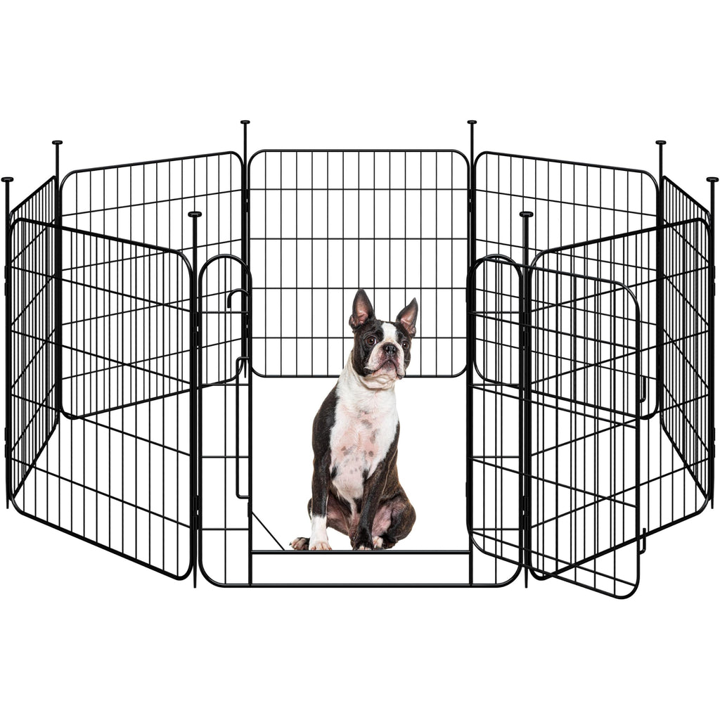 24in 8-Panel Expandable Dog Playpen U37438
