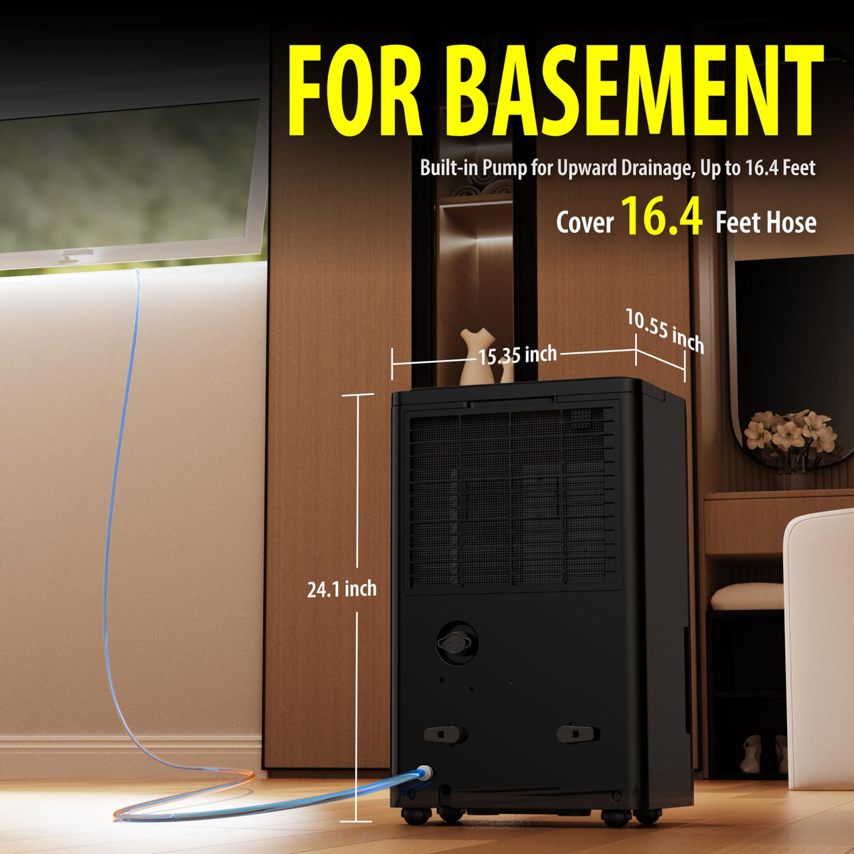 50 Pints Dehumidifier with Pump I45219